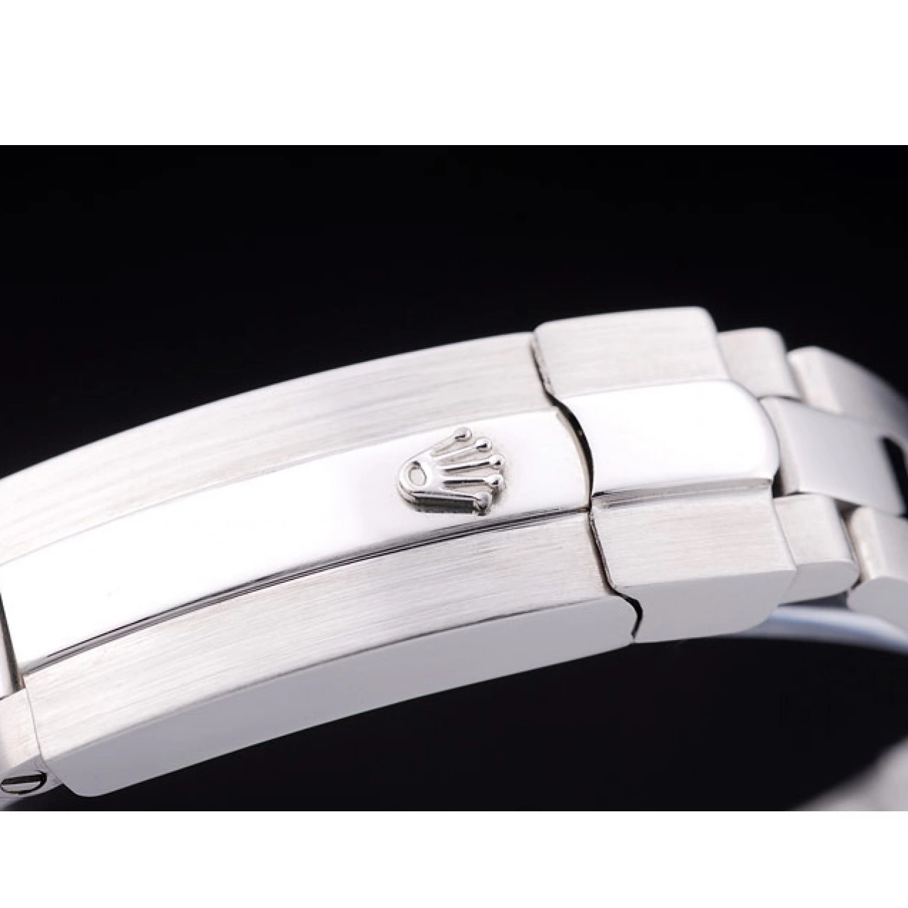 Good copy rolex watches 7474 Dial Rolex Silver Diamonds Bezel Polished Datejust Silver 0821